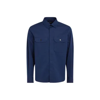 Ermenegildo Zegna Curved Hem Twill Shirt