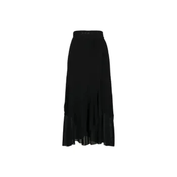 GANNI Casual Long Skirts Women's Black