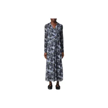 GANNI Floral Wrap Dress