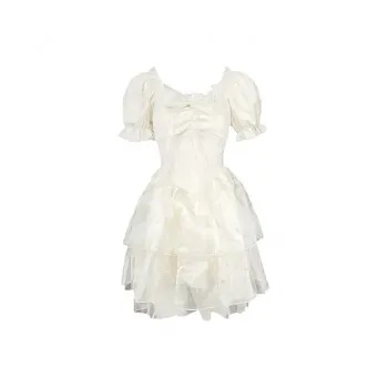 Qiuerle Short Sleeved Dress Women's
