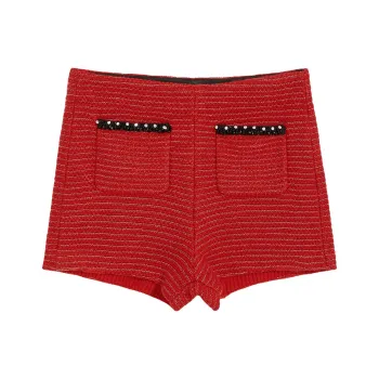 Bebe Casual Shorts Women's Red