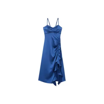Sandro Strappy Dress Slip Dress Women's Blue