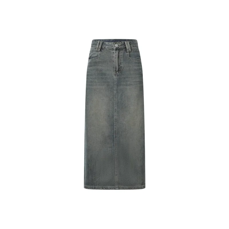 ZAZN Denim Long Skirts Women's-7
