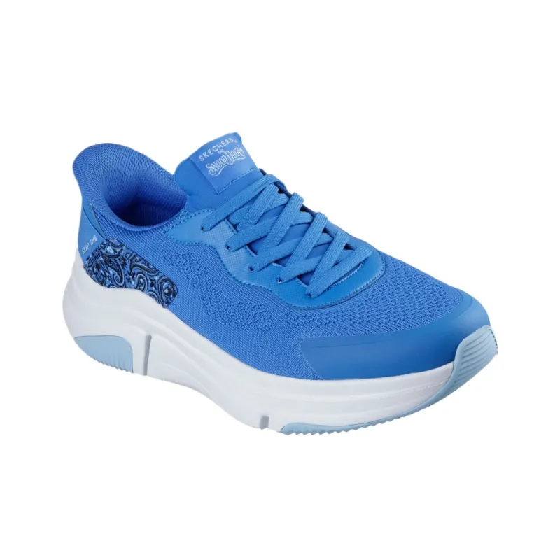 SNOOP DOGG x Skechers Low Top Running Shoes Men's Blue-2