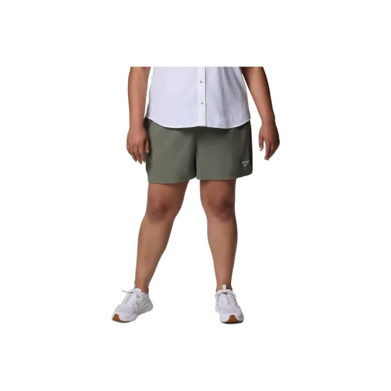 Columbia PFG Rugged Water Casual Shorts Women's Dark Olive Green-0