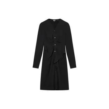 DKNY Long-Sleeved Dresses Women's Black