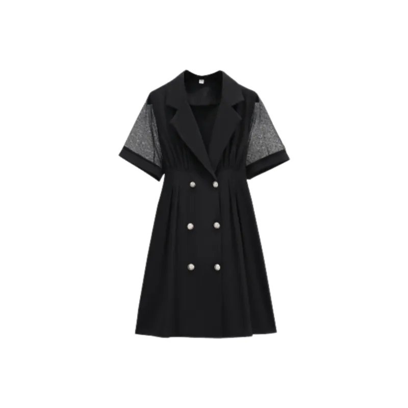 KAISER Short Sleeved Dress Women's Black-0