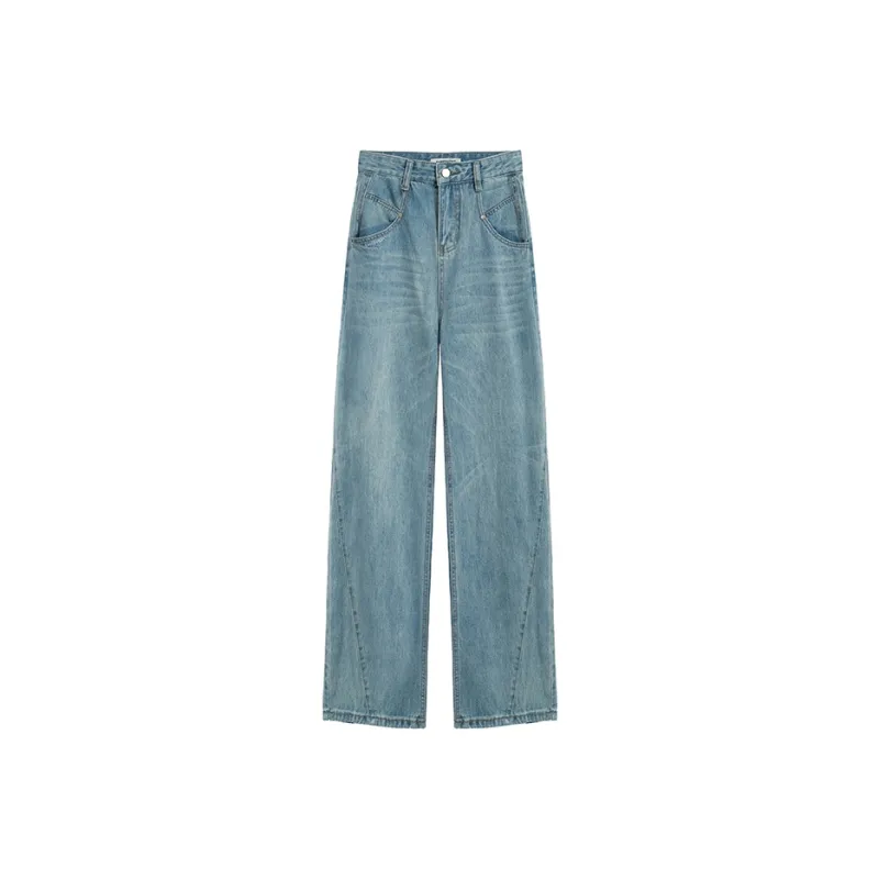 UF9193 Jeans Women's Washed Blue-0