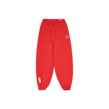 PUMA Knitted Sweatpants Women's Red