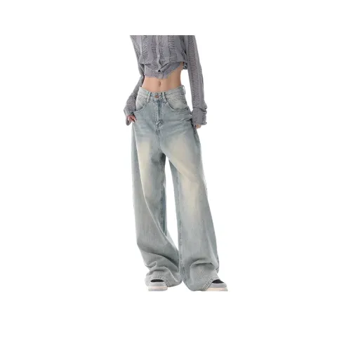 YICHEN Jeans Women's Light Blue