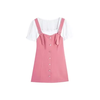 Love To Serve Short-Sleeved Dresses Women's Pink