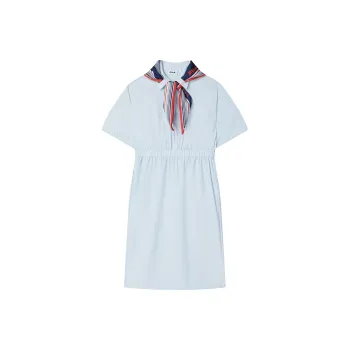 FILA Short Sleeved Dresses Women's Floating Blue