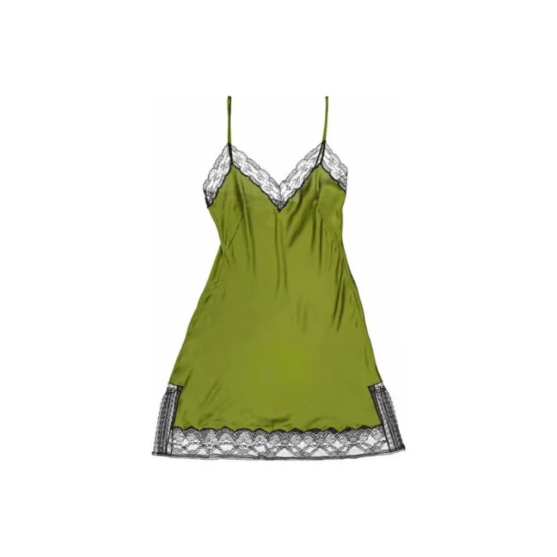 Burberry Slip Dresses Women's Green-0