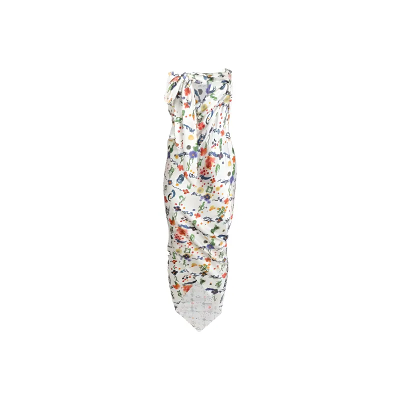 Vivienne Westwood SS23 Sleeveless Dress Women's White-0