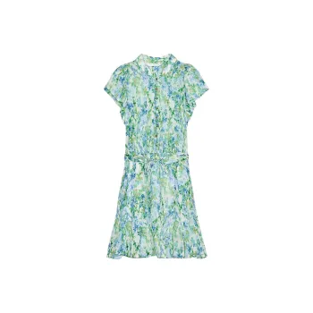 ZARA Short Sleeved Dress Women's Multicolor