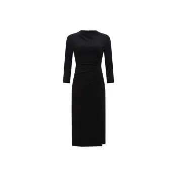 Diane Von Furstenberg SS25 Long-Sleeved Dresses Women's Black
