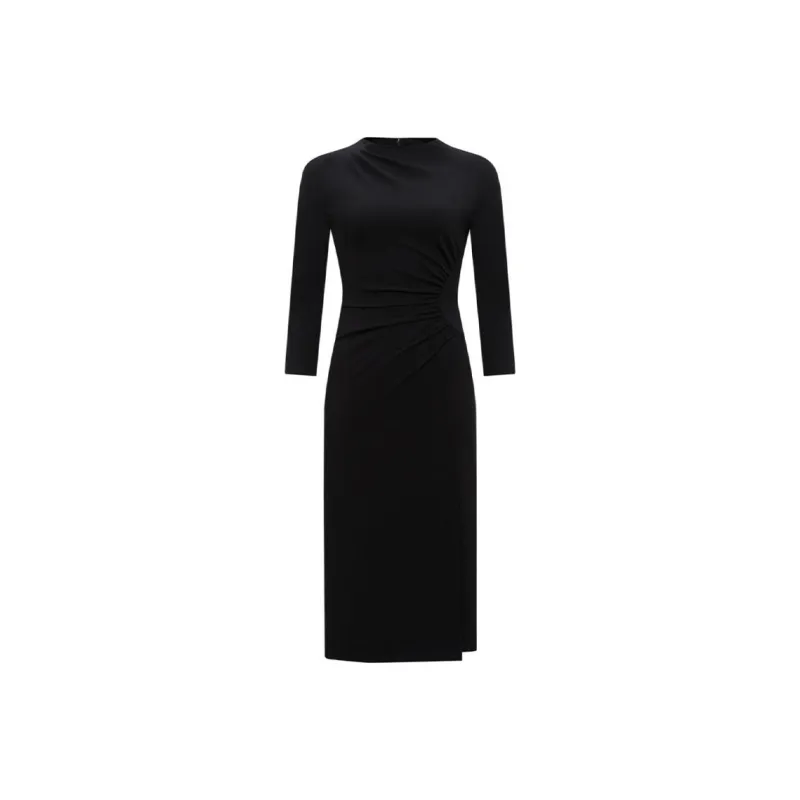 Diane Von Furstenberg SS25 Long-Sleeved Dresses Women's Black-0