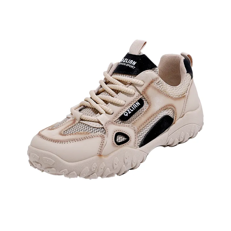 EASTERN CAMEL Casual Shoes Women's Low Top Beige/Beige Khaki/Beige Black-9