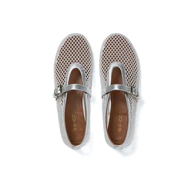 GG CC Casual Woven Unlined Shoes Women's-10