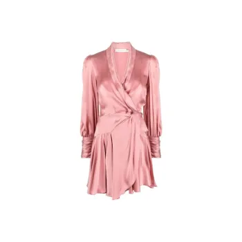 Zimmermann Silk Wrap Minidress