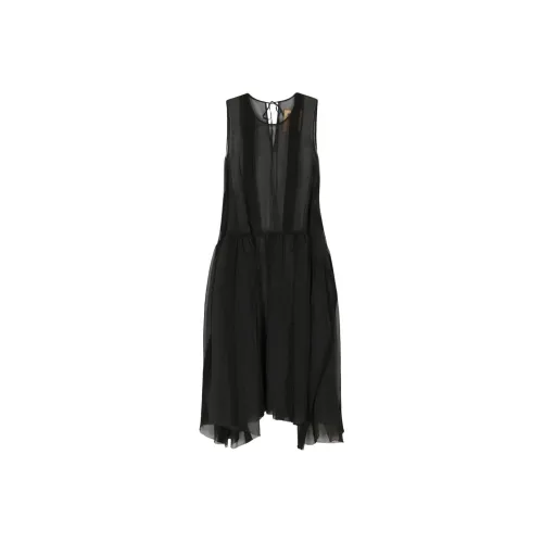 The Attico Avery Embellished Sleeveless Midi Dress