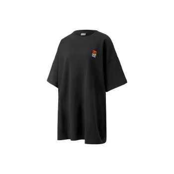 PUMA Short Sleeved Dresses Women's Black