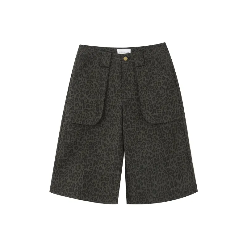 RUNTOTHEFUTURE Casual Shorts Unisex Pine Forest Green-0