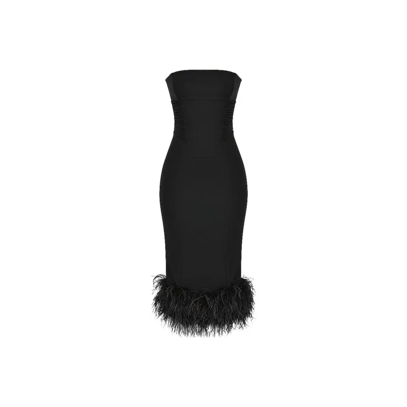 HOUSE OF CB FIONULA Sleeveless Dress Women's BLACK/Black-0