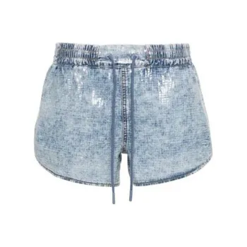 DIESEL Sunny Drawstring Denim Shorts