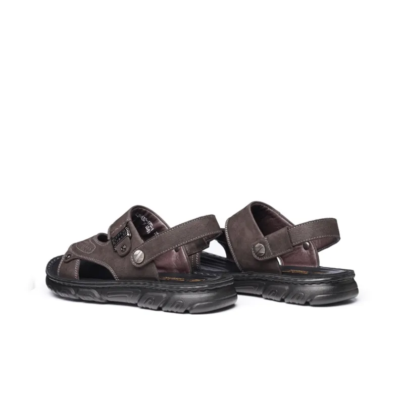 LAORENTOU Beach Sandals Men Black-2