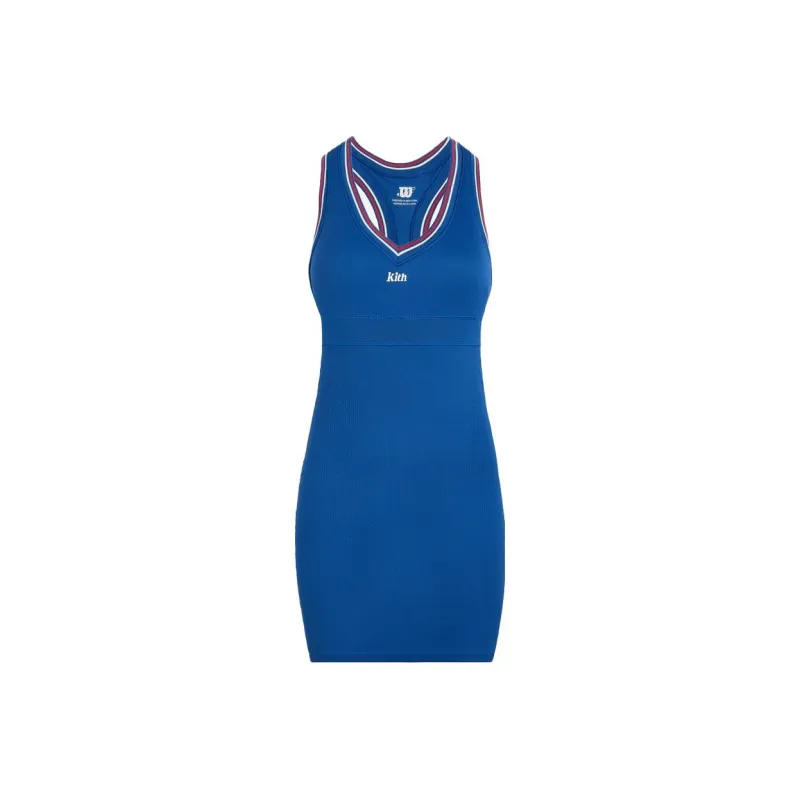Wilson X KITH X Wilson Co branded Series Sleeveless Dresses Women's Blue-0