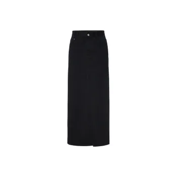 MOCO Denim Long Skirts Women's Denim Black
