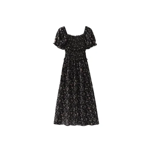 Local Gal Short Sleeved Dresses Women's Black
