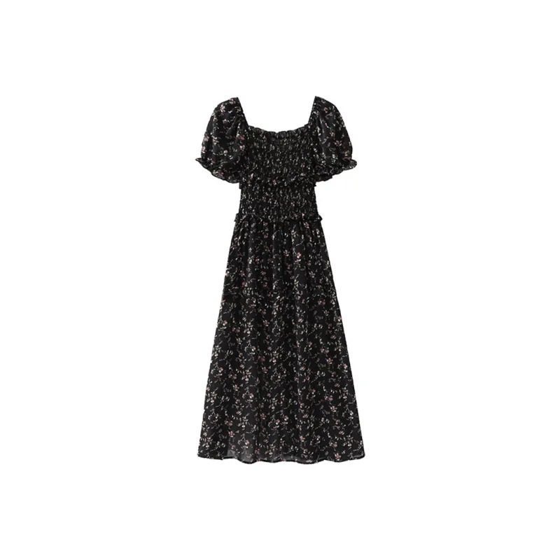 Local Gal Short Sleeved Dresses Women's Black-0