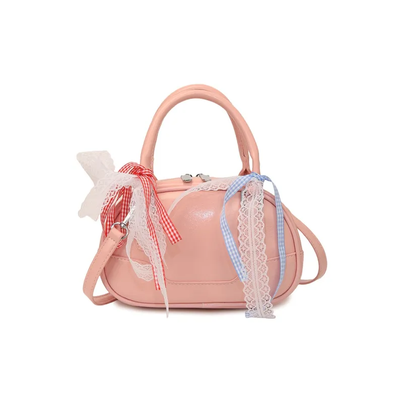 RIVMIND PU One Shoulder Handbag Women's White/Black/Pink/Red/Khaki/Green-7
