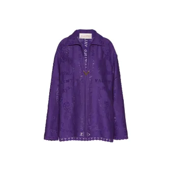 Valentino Long-Sleeved Dresses Women's Purple