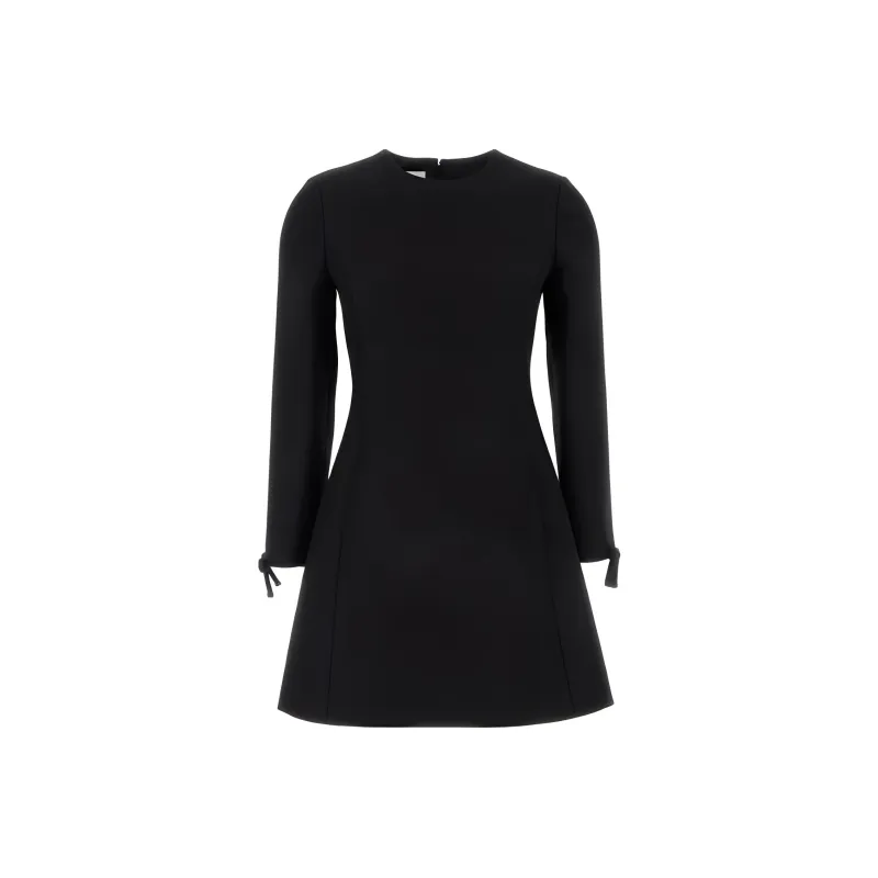 Valentino Long Sleeved Dress Women's Black-0