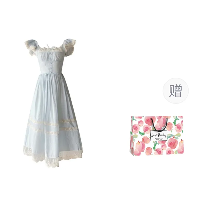 Qiuerle Short Sleeved Dress Women's-7