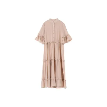 SNOWFORTE Short Sleeved Dresses Women's
