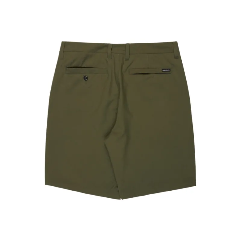 Quiksilver UnionAmph20'Surfsilk Solid Sports Shorts Men's Grass Green-1