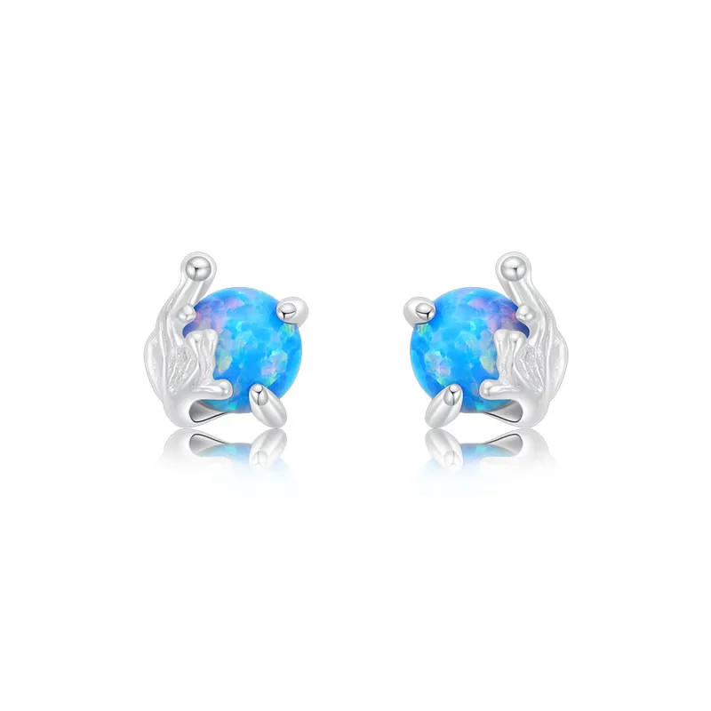 VAN GOGH S925 Silver Stud Earrings Women's-5