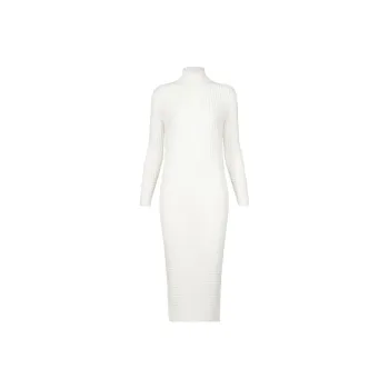 ISSEY MIYAKE Long-Sleeved Dresses Women's White