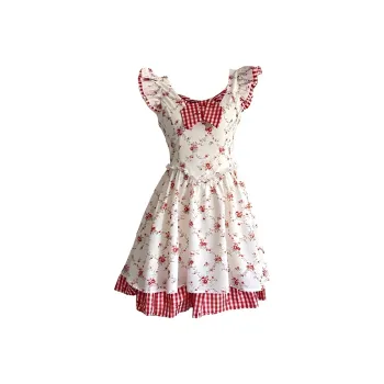 AFGGD Short Sleeved Dress Women's Red