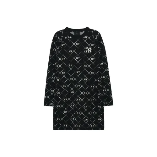 MLB SS23 Long Sleeved Dresses Women's Black