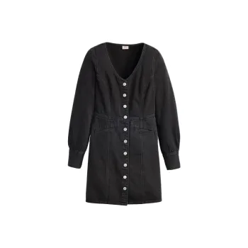 Levi’s Long-Sleeved Dresses Women's Black