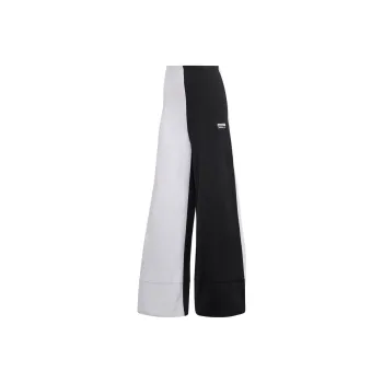 Adidas Pants Knitted Sports Pants Women's Black White