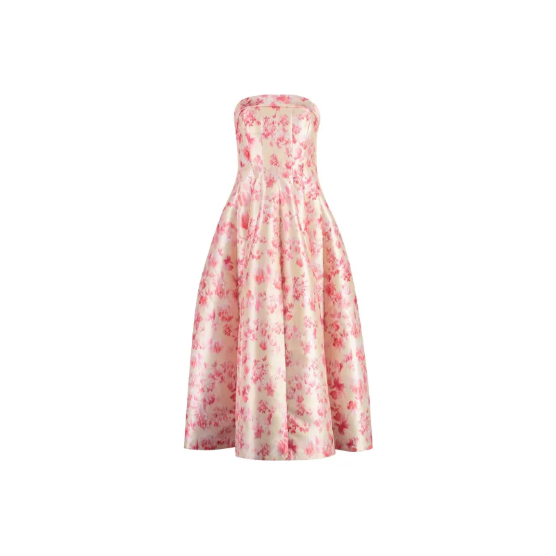 PHILOSOPHY DI LORENZO SERAFINI Floral print Midi Dress-0