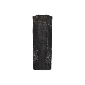 PRADA Patchwork Nappa leather Dress