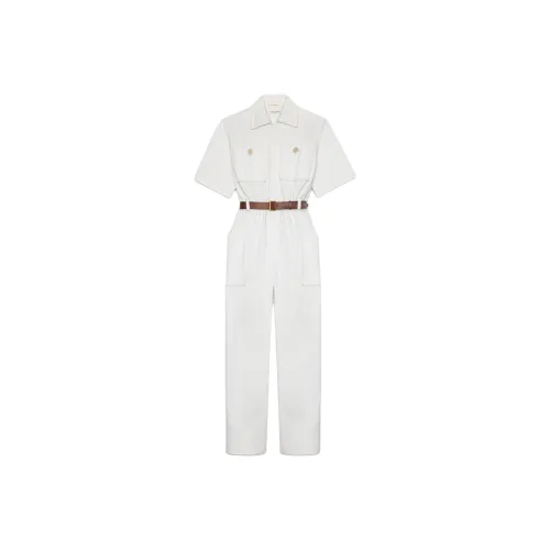 SAINT LAURENT Jumpsuit Women's White
