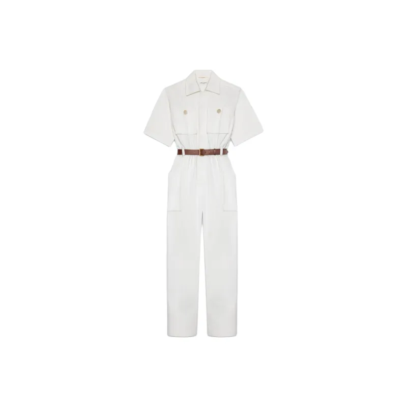 SAINT LAURENT Jumpsuit Women's White-0